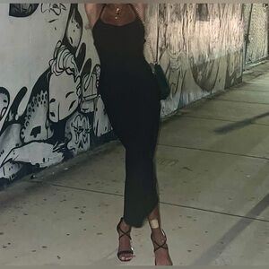 Elegant Black Evening Dress